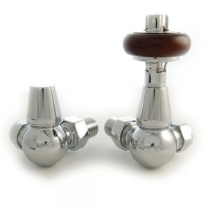 Paladin Belgravia Chrome Corner Thermostatic Radiator Valves