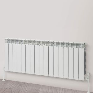 Rads 2 Rails Balham 97 White Aluminium Radiator 407 x 820mm