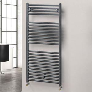 Rads 2 Rails Brompton Graphite Towel Rail 858 x 528mm