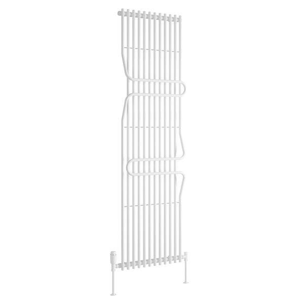 Reina Aletta White Designer Radiator 1800 x 500mm