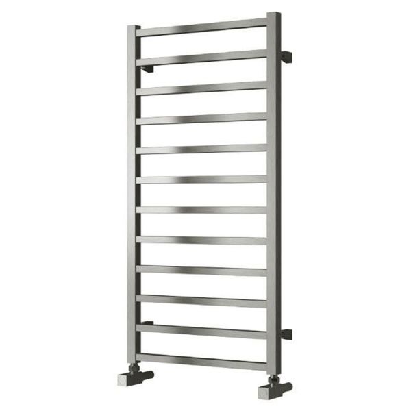 Reina Arden Brushed Stainless Steel Designer Towel Rail 500 x 500mm