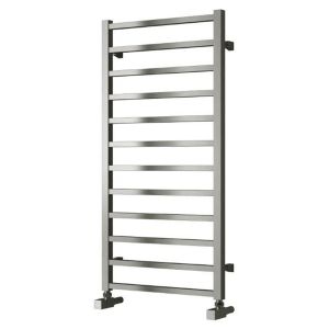 Reina Arden Brushed Stainless Steel Designer Towel Rail 500 x 500mm