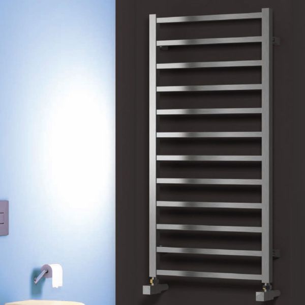 Reina Arden Polished Stainless Steel Designer Towel Rail 1000 x 500mm