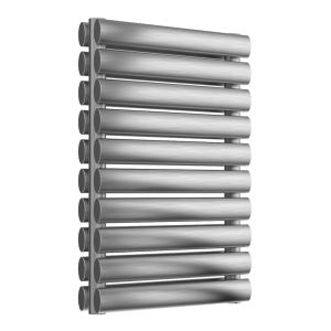 Reina Artena Brushed Stainless Steel Double Designer Radiator 590 x 400mm