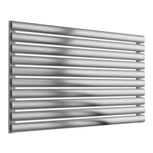 Reina Artena Brushed Stainless Steel Single Designer Radiator 590 x 1000mm