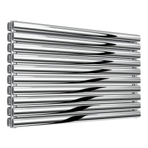 Reina Artena Polished Stainless Steel Double Designer Radiator 590 x 1000mm