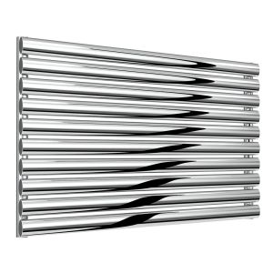 Reina Artena Polished Stainless Steel Single Designer Radiator 590 x 1000mm