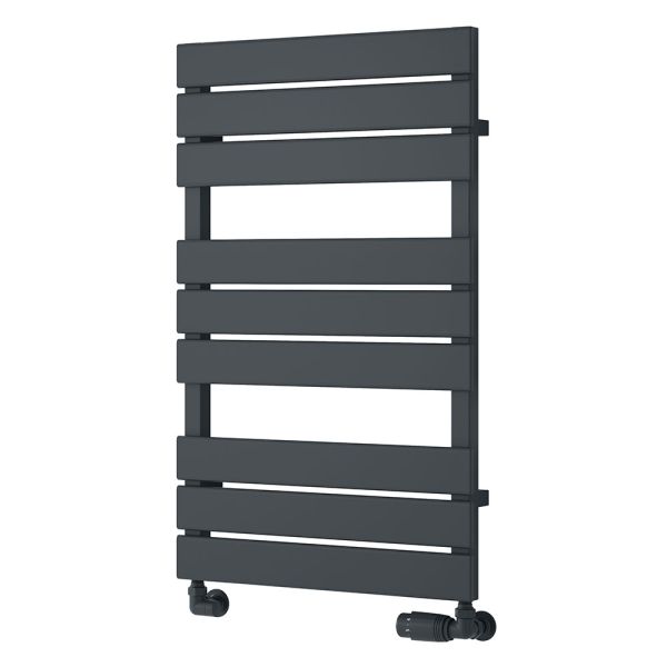 Reina Avola Anthracite Designer Towel Rail 823 x 500mm