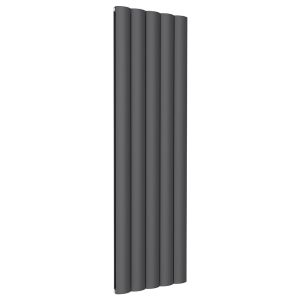 Reina Belva Anthracite Double Panel Designer Radiator 1800 x 516mm