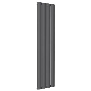 Reina Belva Anthracite Single Panel Designer Radiator 1800 x 412mm