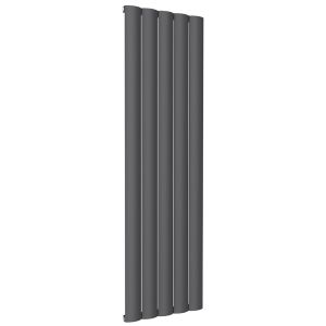 Reina Belva Anthracite Single Panel Designer Radiator 1800 x 516mm