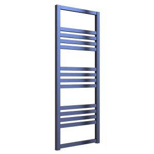 Reina Bolca Satin Blue Designer Towel Rail 1200 x 485mm