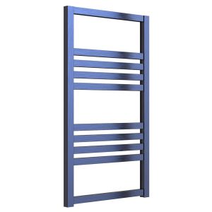 Reina Bolca Satin Blue Designer Towel Rail 870 x 485mm