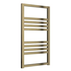 Reina Bolca Satin Bronze Designer Towel Rail 870 x 485mm