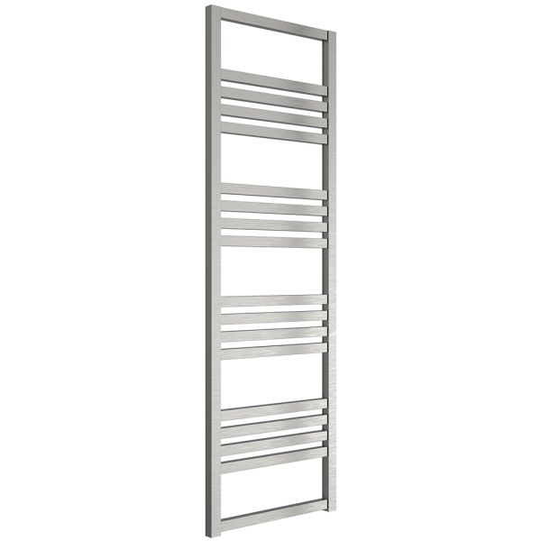 Reina Bolca Brushed Designer Towel Rail 1530 x 485mm