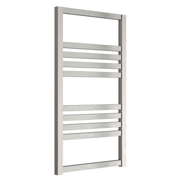 Reina Bolca Brushed Designer Towel Rail 870 x 485mm