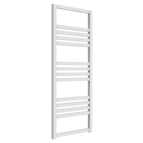 Reina Bolca White Designer Towel Rail 1200 x 485mm