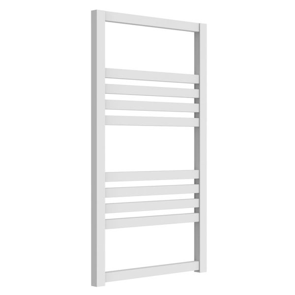 Reina Bolca White Designer Towel Rail 870 x 485mm