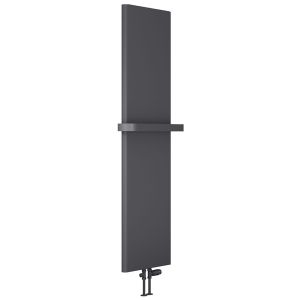 Reina Borda Textured Anthracite Designer Radiator 1800 x 440mm