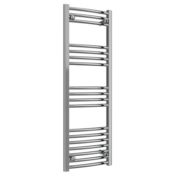 Reina Capo Chrome Curved Towel Rail 1200 x 400mm