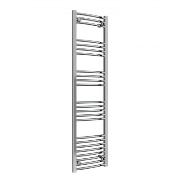 Reina Capo Chrome Curved Towel Rail 1600 x 400mm