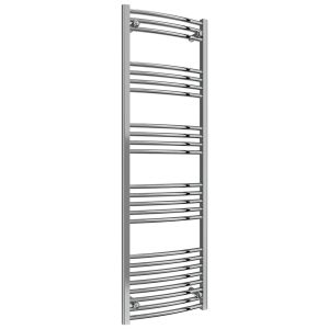 Reina Capo Chrome Curved Towel Rail 1800 x 500mm