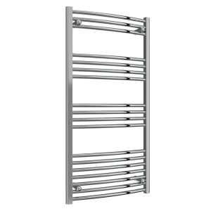 Reina Capo Chrome Curved Towel Rail 1200 x 600mm