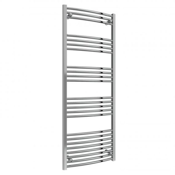 Reina Capo Chrome Curved Towel Rail 1600 x 600mm