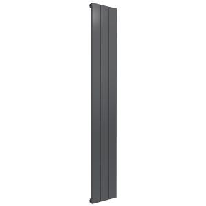 Reina Casina Anthracite Single Panel Designer Radiator 1800 x 280mm