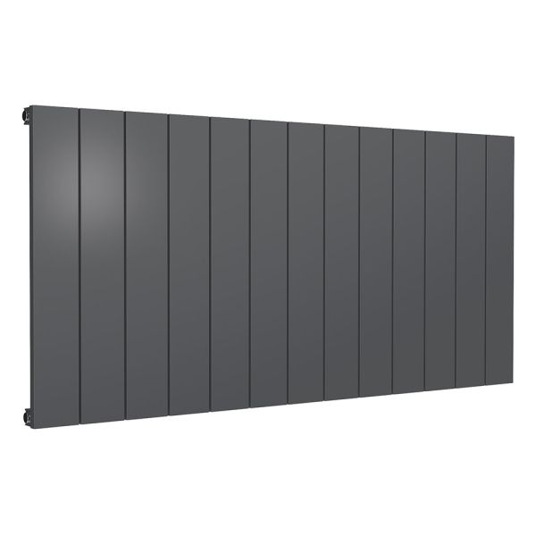 Reina Casina Anthracite Single Panel Designer Radiator 600 x 1230mm