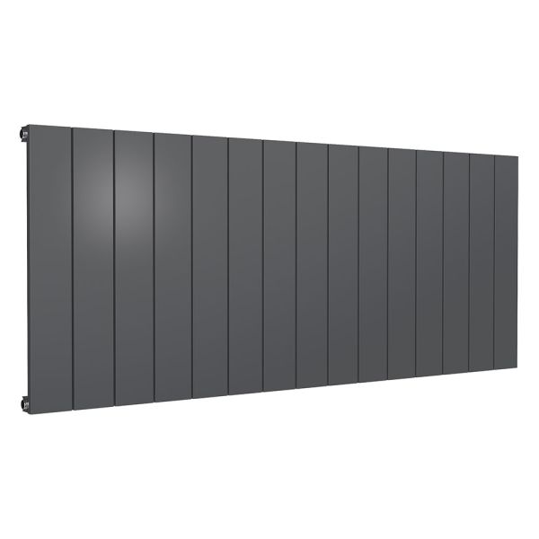 Reina Casina Anthracite Single Panel Designer Radiator 600 x 1420mm