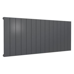 Reina Casina Anthracite Single Panel Designer Radiator 600 x 1420mm