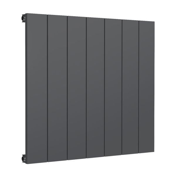 Reina Casina Anthracite Single Panel Designer Radiator 600 x 660mm