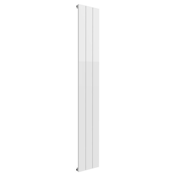 Reina Casina White Single Panel Designer Radiator 1800 x 280mm