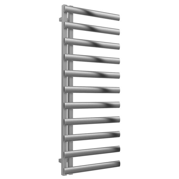 Reina Cavo Brushed Stainless Steel Designer Towel Rail 1230 x 500mm