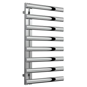 Reina Cavo Polished Stainless Steel Designer Towel Rail 880 x 500mm