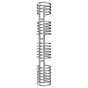 Reina Claro Chrome Curved Designer Towel Rail 1600 x 300mm