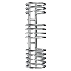 Reina Claro Chrome Curved Designer Towel Rail 900 x 300mm