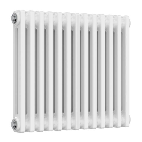 Reina Colona White 2 Column Radiator 500 x 605mm