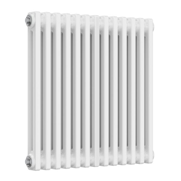 Reina Colona White 2 Column Radiator 600 x 605mm