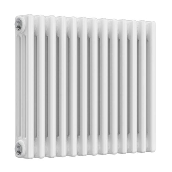 Reina Colona White 3 Column Radiator 500 x 605mm