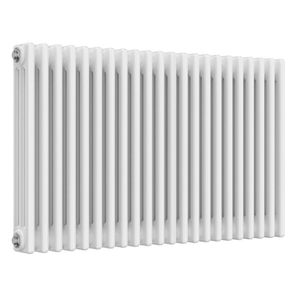 Reina Colona White 3 Column Radiator 600 x 1010mm