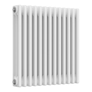 Reina Colona White 3 Column Radiator 600 x 605mm