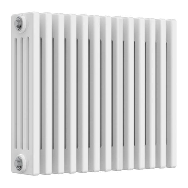 Reina Colona White 4 Column Radiator 500 x 605mm