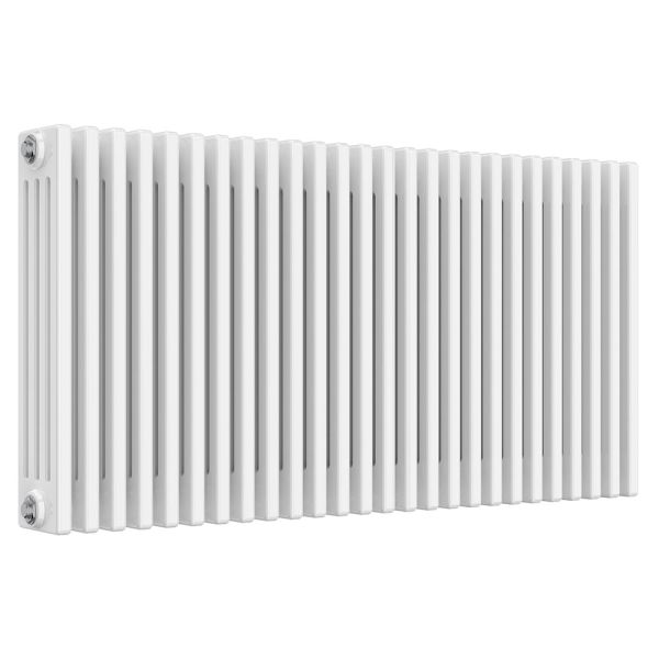 Reina Colona White 4 Column Radiator 600 x 1010mm