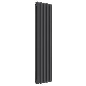 Reina Coneva Anthracite Designer Radiator 1500 x 370mm