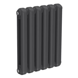 Reina Coneva Anthracite Designer Radiator 550 x 440mm