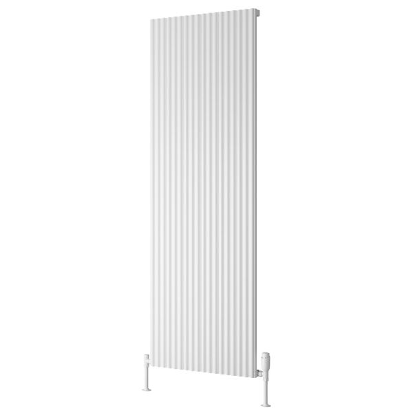 Reina Delia White Designer Radiator 1800 x 500mm