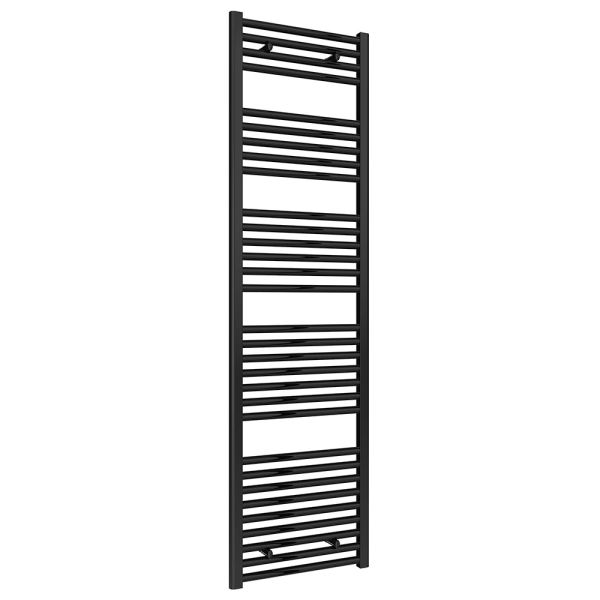 Reina Diva Black Towel Rail 1800 x 500mm