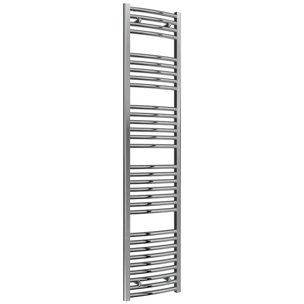 Reina Diva Chrome Curved Towel Rail 1800 x 400mm